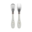 Chicco 18M+ Gray Stainless Steel Cutlery Set