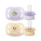 Philips Avent Ultra Start Decorative Pacifier Lilac/Beige 0-2M