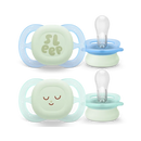 Philips Avent Ultra Start Decorative Pacifier Blue/Green 0-2M