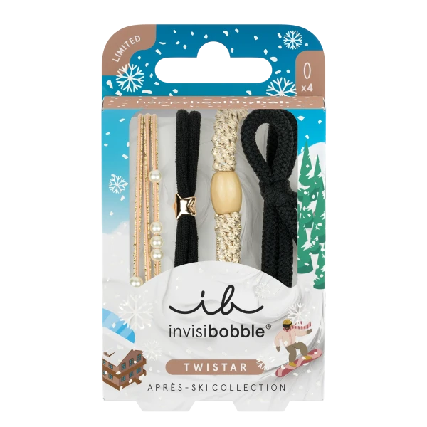 Invisibobble Twist Hair Elastic Après Ski Collection X4