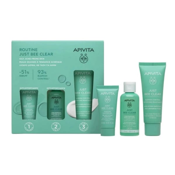 Apivita Pack Just Bee Clear Routine