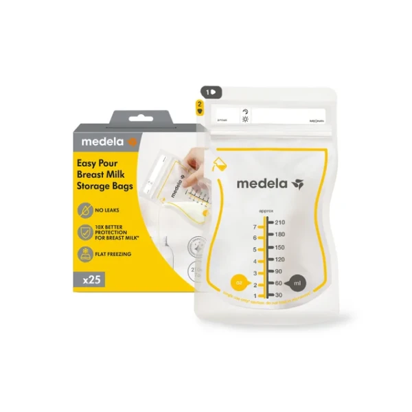 Medela Easy Pour Milk Storage Bags X25