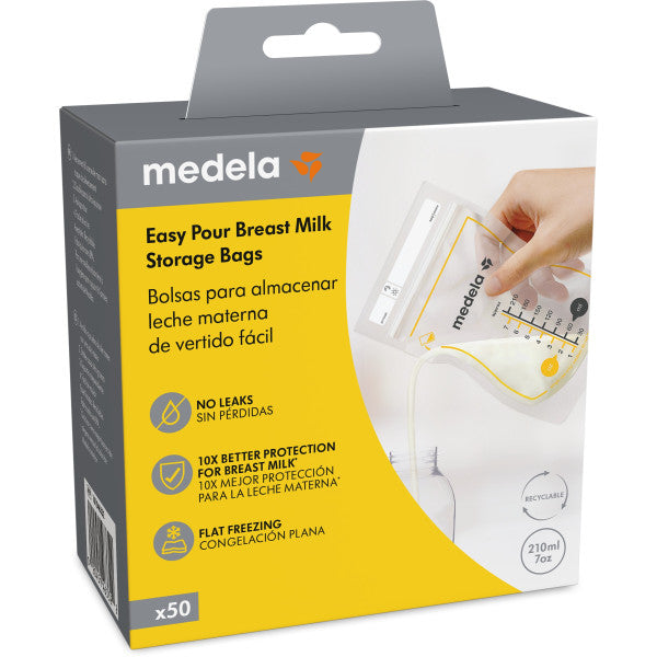 Medela Easy Pour Milk Storage Bags X50