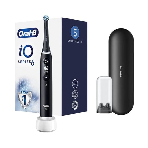 Oral-B iO 6 Electric Toothbrush Black + Refill