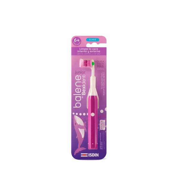 Balene by Bexident Junior Toothbrush 6A+ Purple