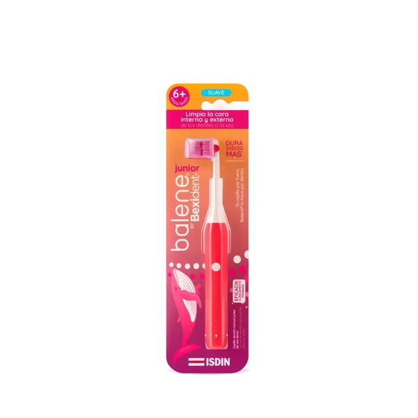 Balene by Bexident Junior Toothbrush 6A+ Pink