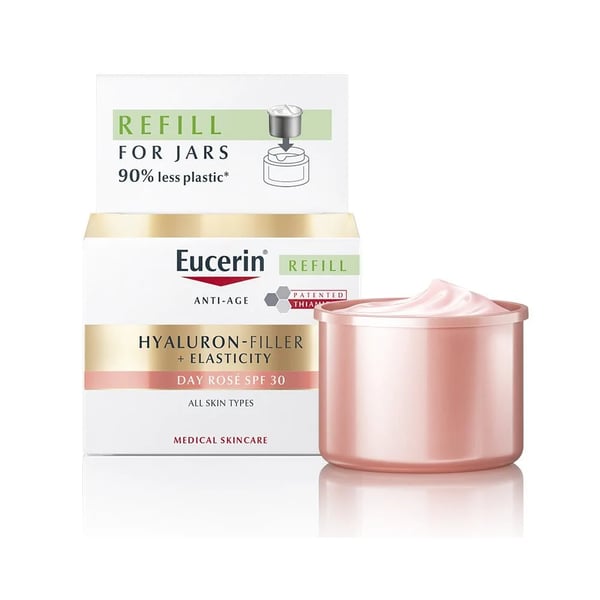 Eucerin Hyaluron-Filler + Elasticity Day Cream Rose SPS30 Refill 50ml