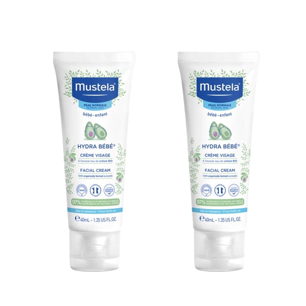 Mustela Bebé Hydra Bebé Face Cream Duo (40ml X2) -€8 2nd Unit