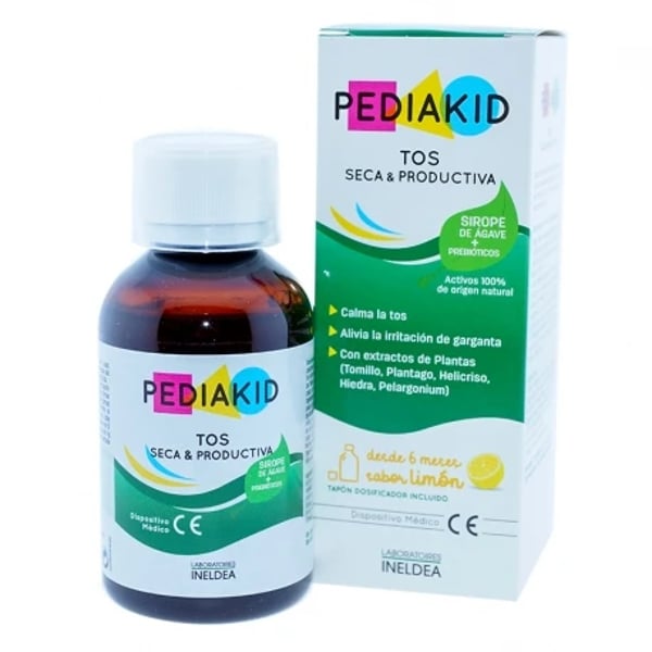 Pediakid Productive Dry Cough Syrup - Lemon Flavor 125ml