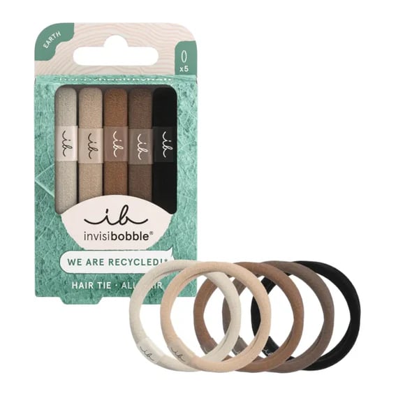 Invisibobble Ecotie Pastel Hair Elastic X5
