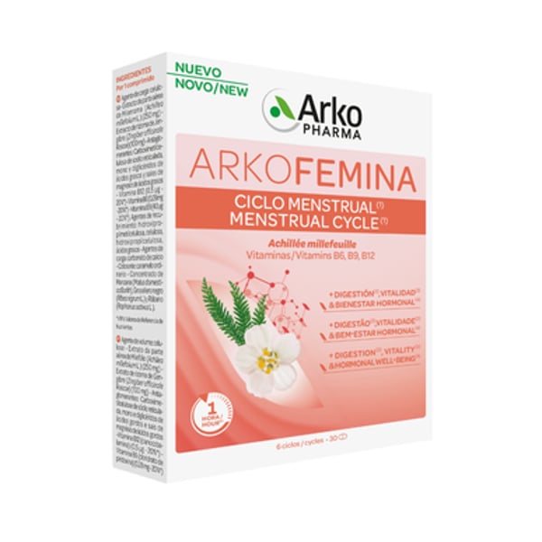 Arkofemina Menstrual Cycle Tablets X30
