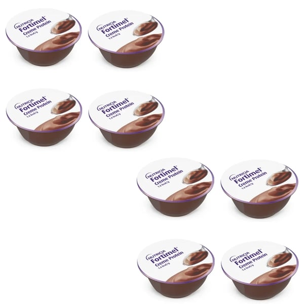 Fortimel Cream Protein Chocolate 125G X8 -70% 2nd Unit