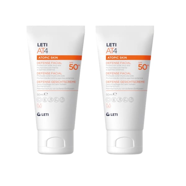 LETIAT4 Defense Facial SPF50+ 50ml X2 -30% 2nd Unit