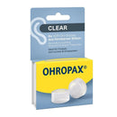 Ohropax Clear Moldable Silicone Earplugs x6