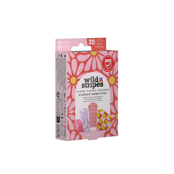 Wild Stripes Classic Sensotive Plasters Fun X20