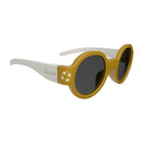Chicco Beige Sunglasses with Smoke Lenses 0M+