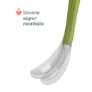 Chicco Pink Silicone Spoon 6M+ x2
