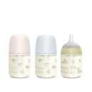 Suavinex Poetry Glass Baby Bottle with Physiological Teat 120ml 0M+