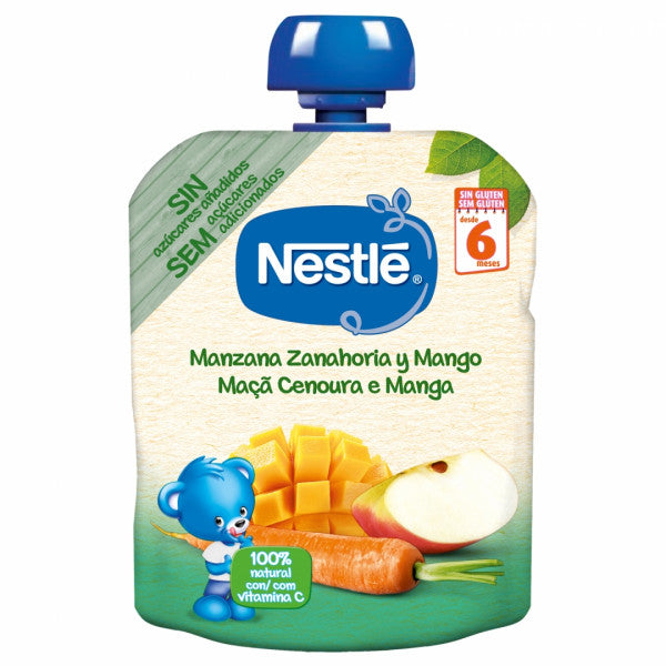 Nestlé Apple Carrot Mango Packet 90g 6m+