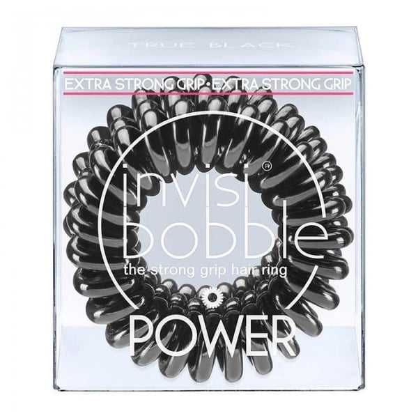 Invisibobble Power Hair Elastic Black x3