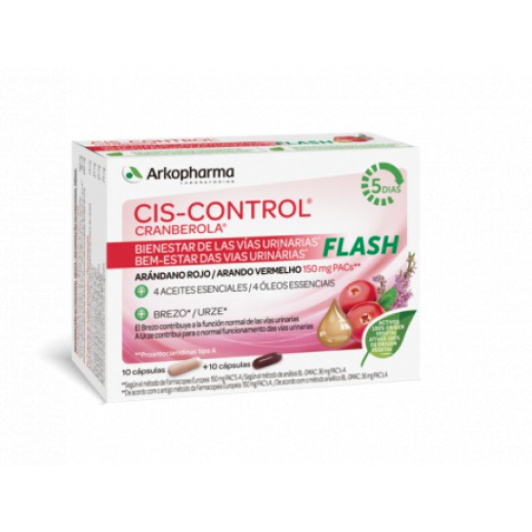 Cis-Control Cranberola Flash X20 Capsules