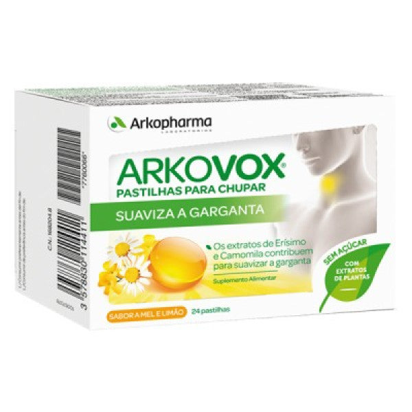 Arkovox Propólis+ Vitamin Honey and Lemon Flavor x24