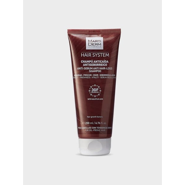 Martiderm Hair System Anti-Sebum Anti-Hair Loss Shampoo 200ml