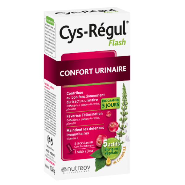 Cys Régul Flash 5 Days Urinary Comfort Sachets x5