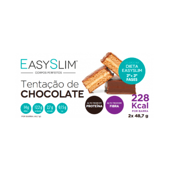 EasySlim Chocolate Temptation Bars 48.7g x2