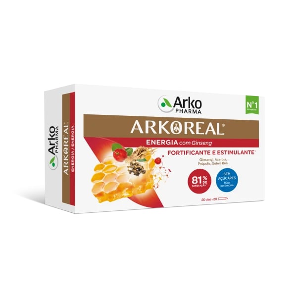 Arkoreal Royal Jelly + Ginseng x20