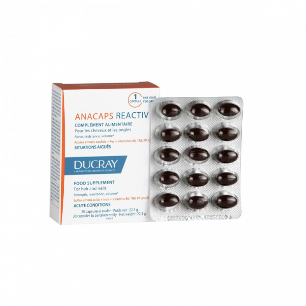 Ducray Anacaps Reactiv Capsules x30