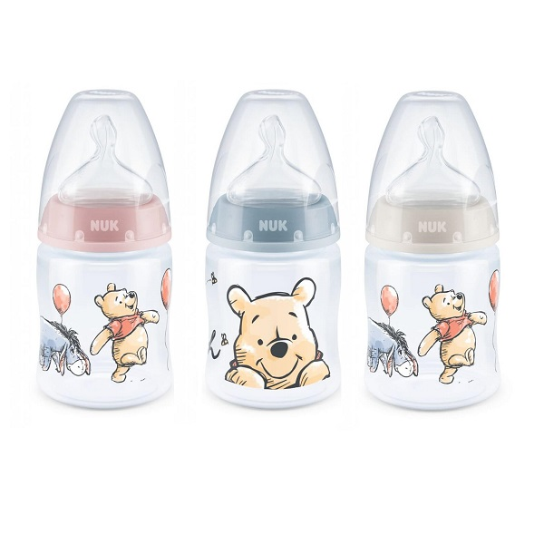 Nuk First Choice Winnie The Pooh Bottle with Latex Teat T1M 0-6M 150ml