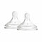 Dr. Browns Wide Nipple Teat Options + 9M+ x2