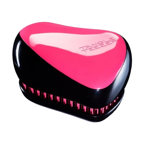 Tangle Teezer Compact Hair Brush Black and Pink