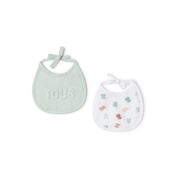 Tous Baby 2 White Joy Bibs T0-36M