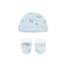 Tous Baby Hat and Gloves Set Pic Blue T0-1M