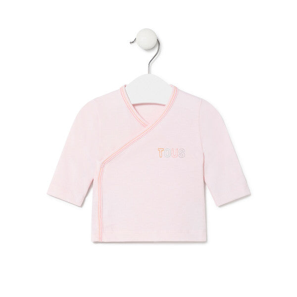 Tous Baby Solid Pink Crossover Sweater T0-1M