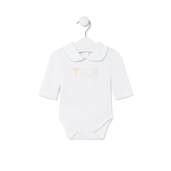Tous Baby Body with Plain White Collar T3-6M