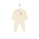 Tous Baby Set 2 Pieces Trico Cream T1-3M