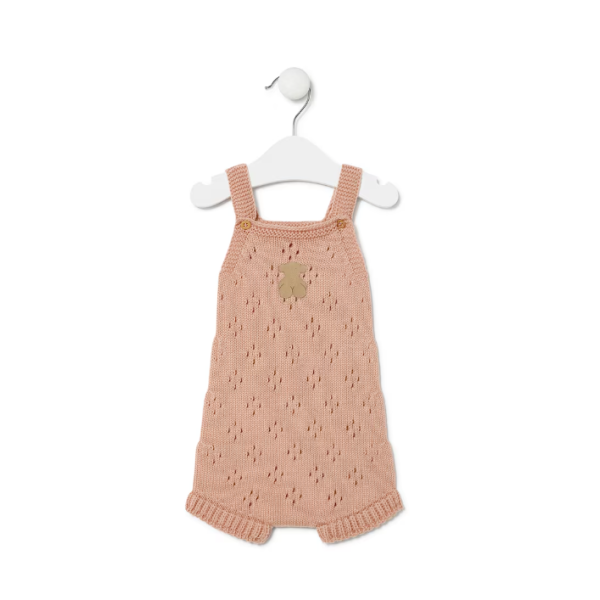 Tous Baby Pink Knit Jumpsuit T3-6M