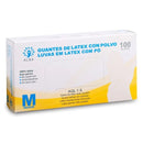 Alba Latex Gloves with Powder, Size M x100