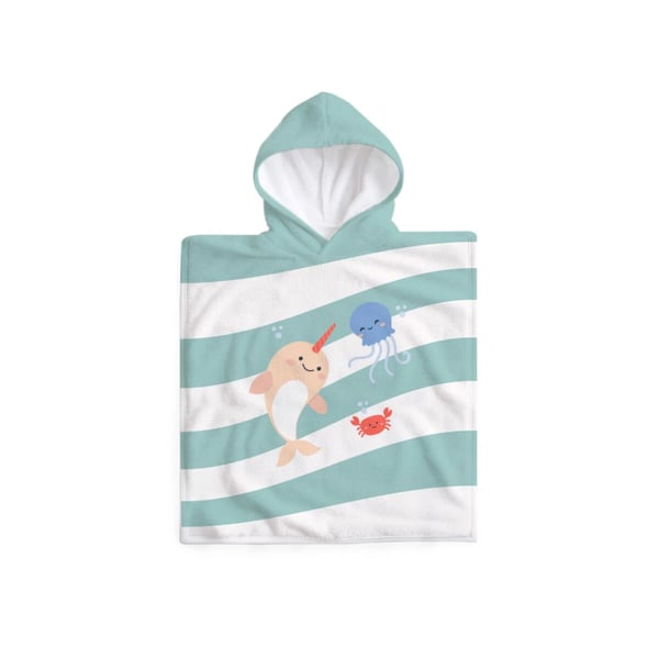 Miniland Cotton Towel Poncho for Kids