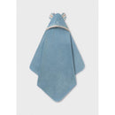 Mayoral Baby Towel Animal Face Polar Blue