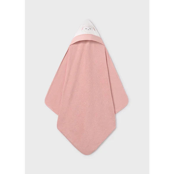 Mayoral Baby Towel Face Animal Pink Baby