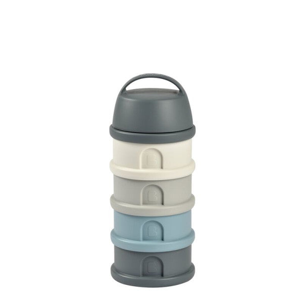 Béaba Milk Dispenser 4 Compartments Blue and Gray