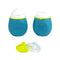 Béaba Set of 2 Babysqueez Cups in Blue