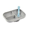 Béaba Silicone Meal Set with Suction Cup Gray