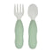 Béaba Green Stainless Steel Learning Spoons