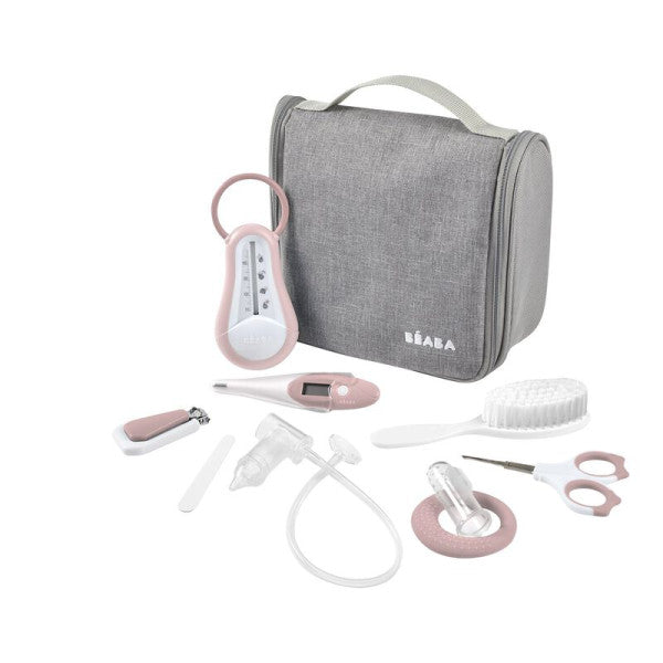 Béaba Toiletry Bag 9 Pieces Pink