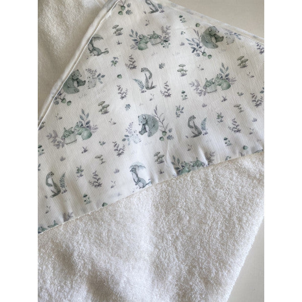 Mighty Love Towel 100x100 100% Cotton Green